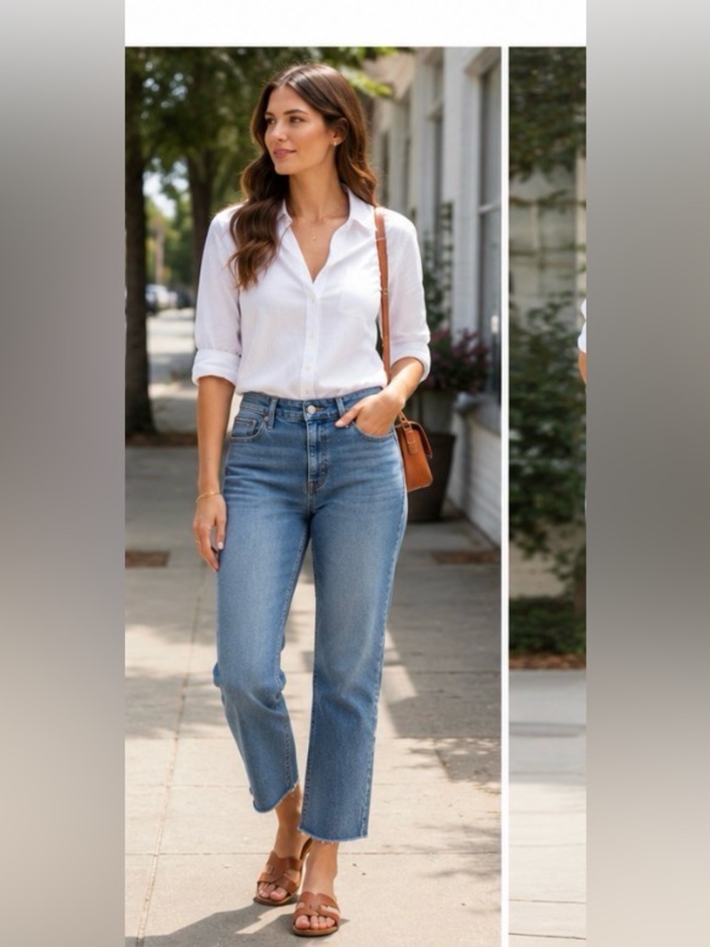 Lauren Ralph Lauren Regal Straight Crop Raw Hem Jeans Estimated Size 14